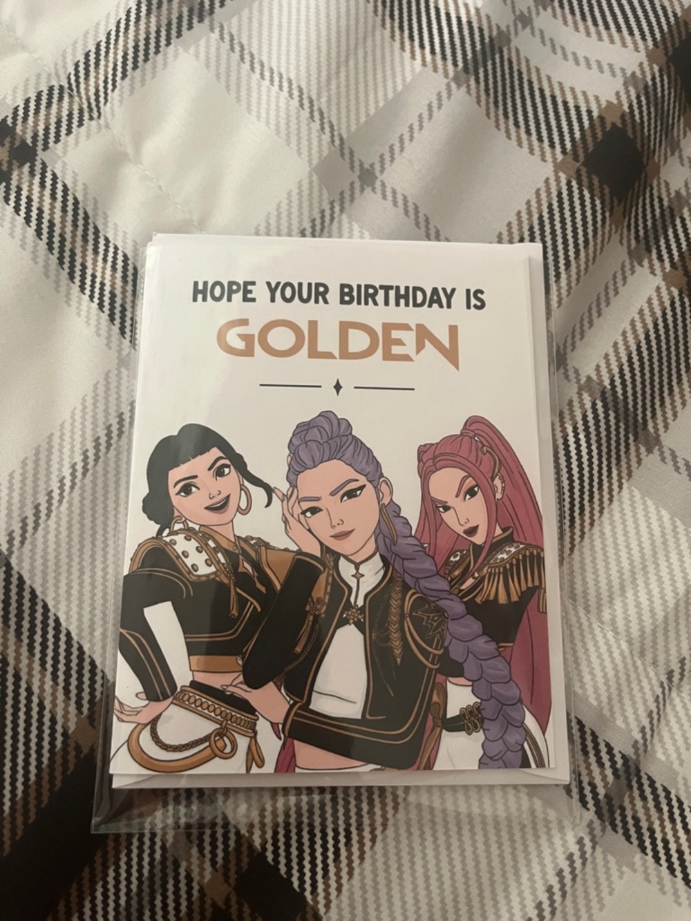 KPOP Demon Hunters Birthday Cards x 2